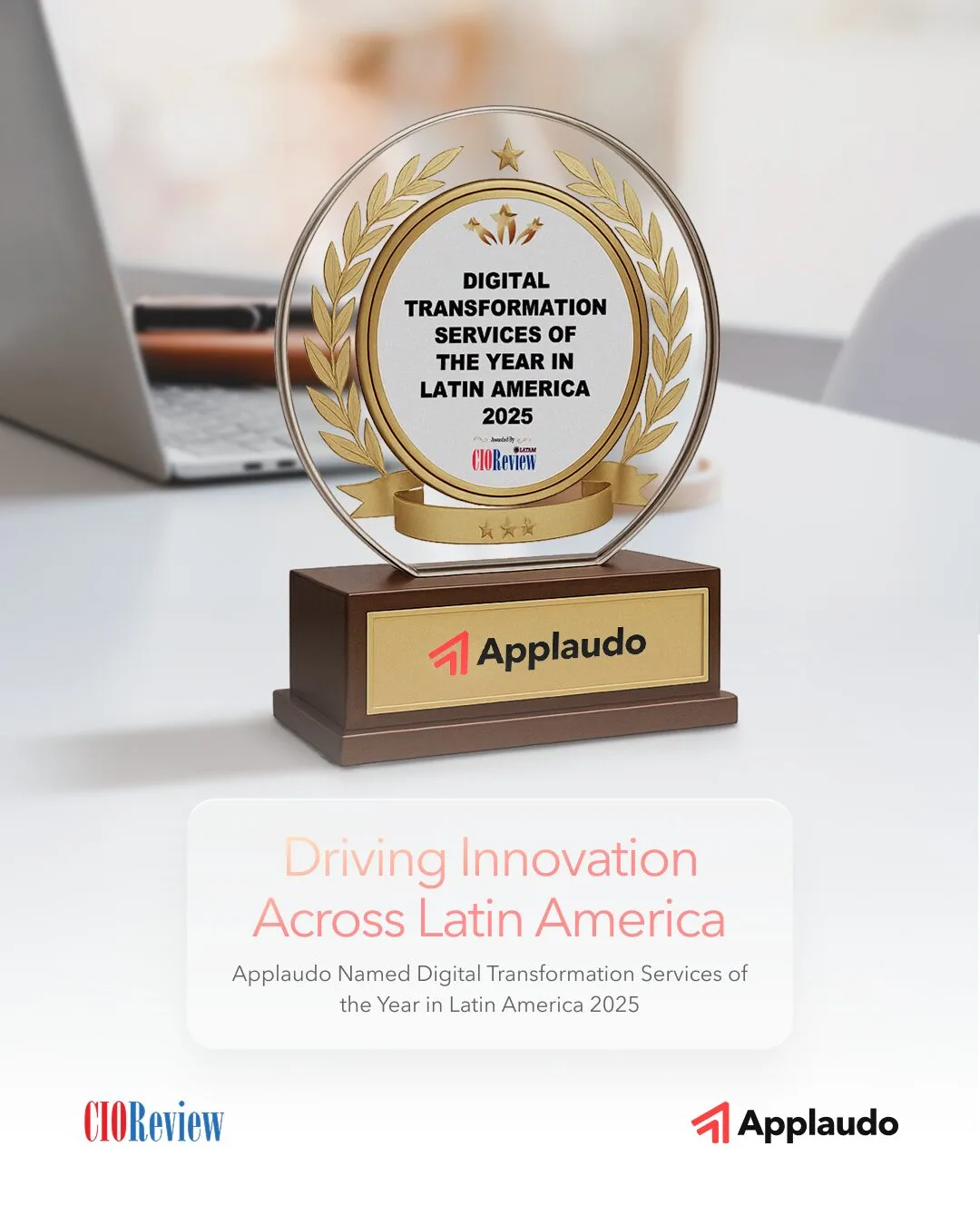 Reconocimiento recibido por Applaudo